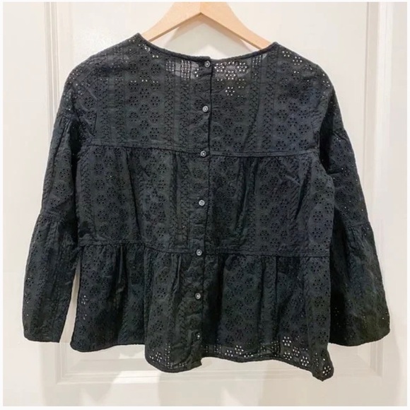 Madewell Eyelet
Tiered Button-Back
Blouse - Picture 9 of 9